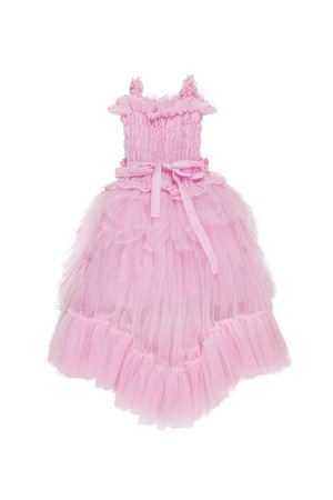 Long dress in pink tulle MISS GRANT KIDS | MG0282PRIMU